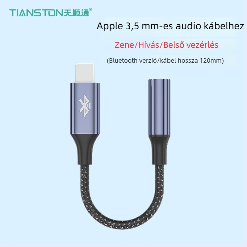 Apple Lightning-3,5 mm audió adapter, modell T7, Tianston márka