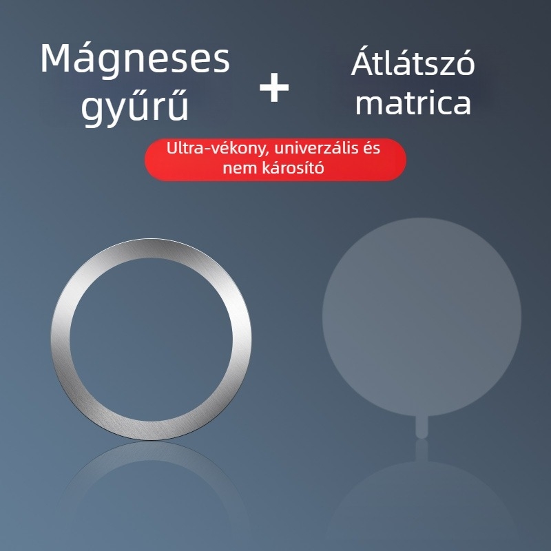 Mobiltelefon gőzkamra hűtőlemeze, ABS+ alumínium ötvözet, 15 g, mágneses lemez, kompatibil mobiltelefonokhoz és tabletekhez