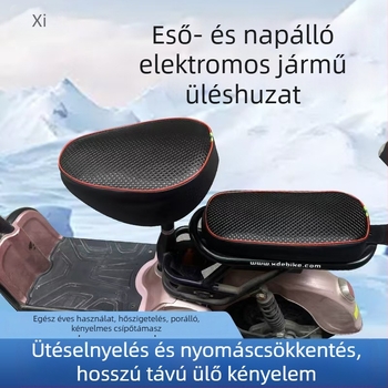 Bőrből készült ülésvédő elektromos kerékpárhoz, vízálló és UV-álló, mind a négy évszakra