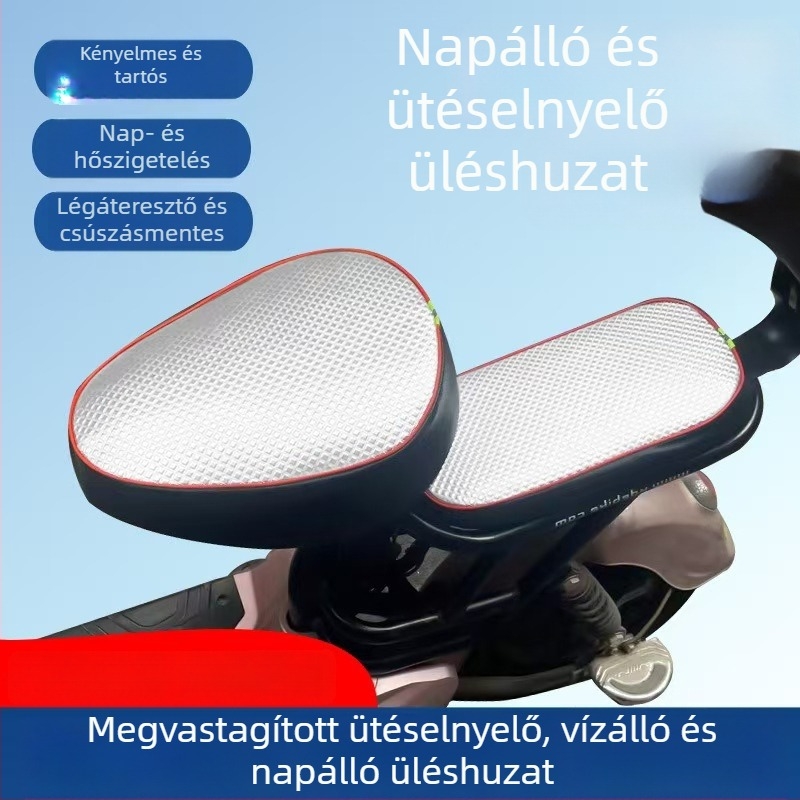 Bőrből készült ülésvédő elektromos kerékpárhoz, vízálló és UV-álló, mind a négy évszakra