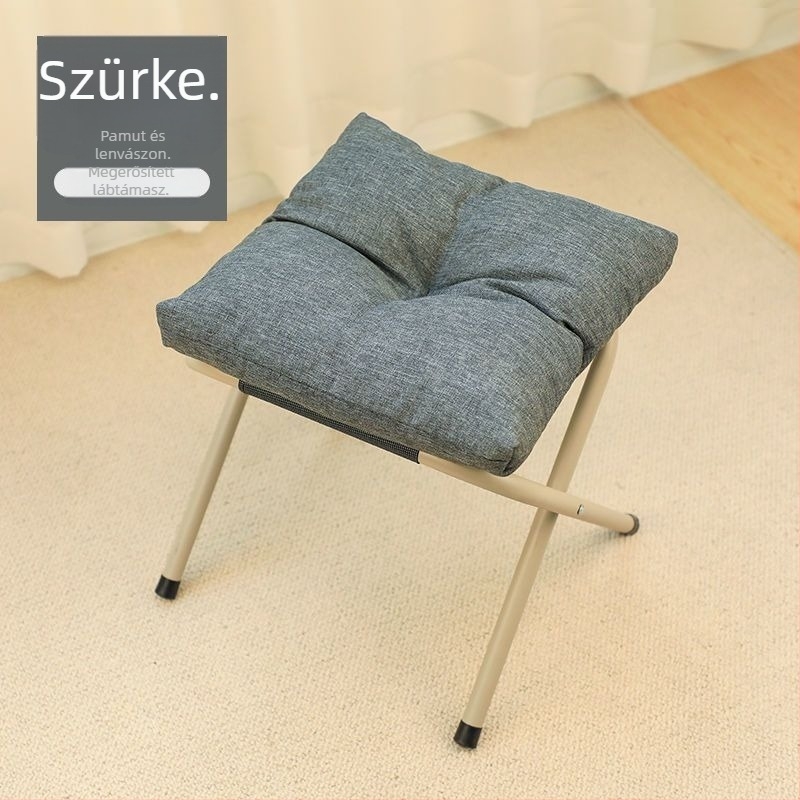 Összecsukható fém irodai lábtartó, magas rugalmasságú habos párnázás, egyszerű modern stílus, modell 12034