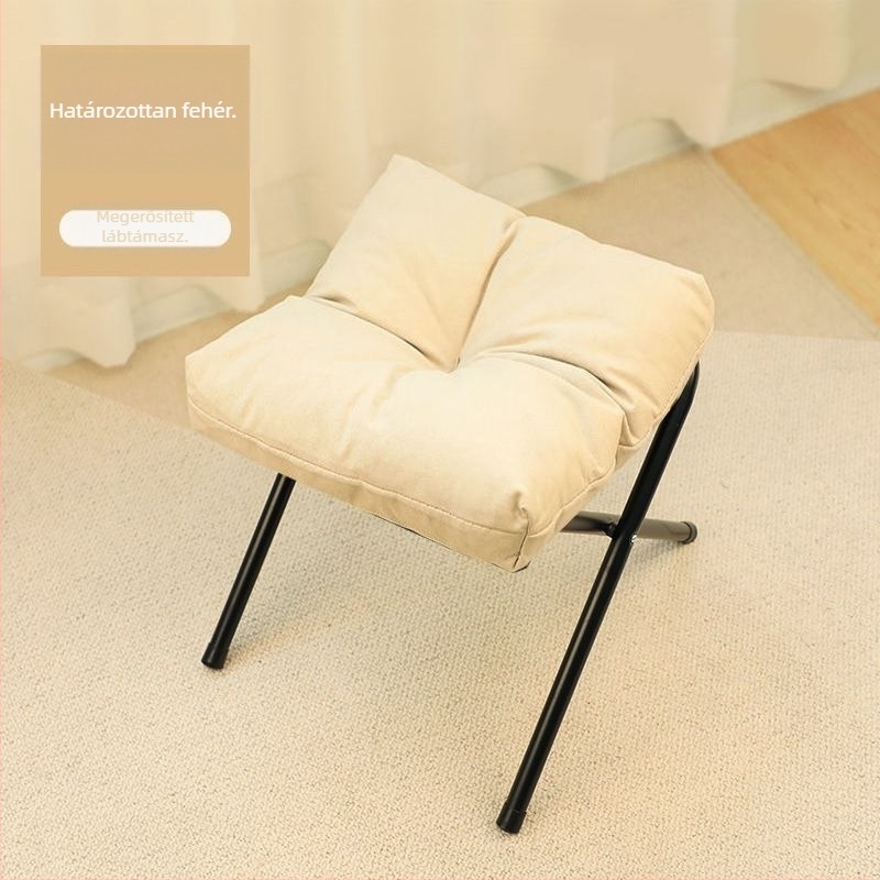 Összecsukható fém irodai lábtartó, magas rugalmasságú habos párnázás, egyszerű modern stílus, modell 12034