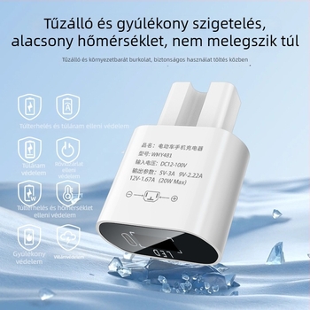 PD20W autó USB gyors töltő vonali USB konverterrel, univerzális 12V/48V/60V/72V/100V