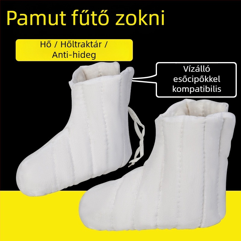 Bányász pamut zokni alagsori hideg környezethez — melegség és lábvédelmet nyújt