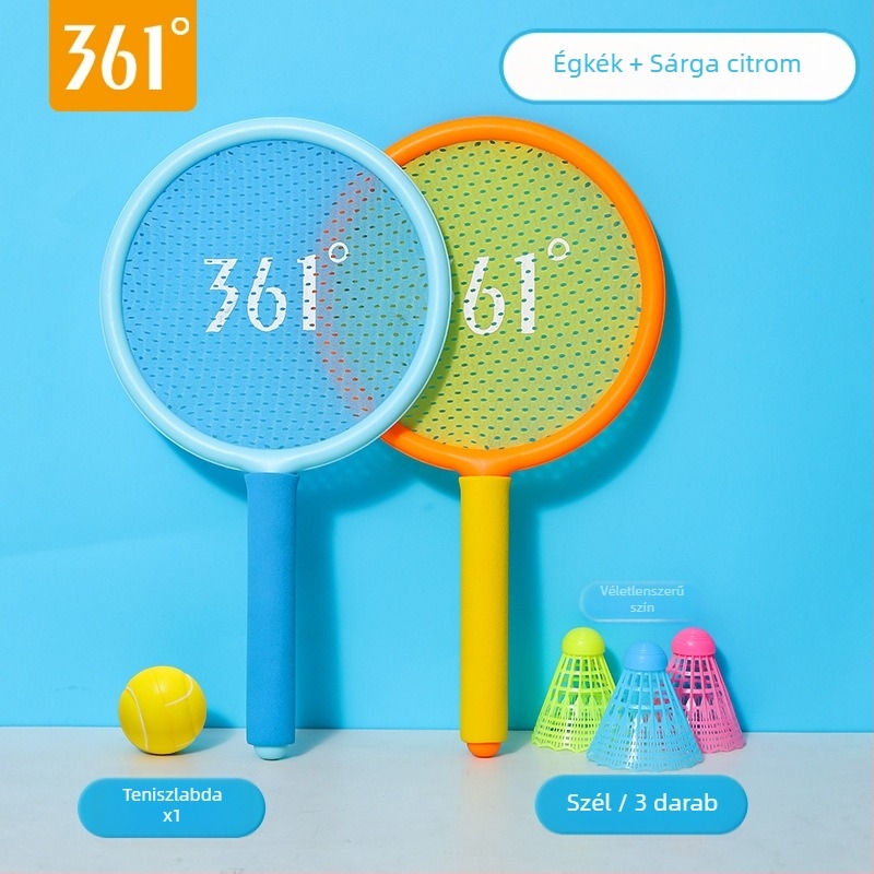 361 Degrees gyerekeknek szánt tollaslabdaütő – ABS váz, nylon zsinór, 75–79 g tömeg, G5 fogó, közvetlen ütés