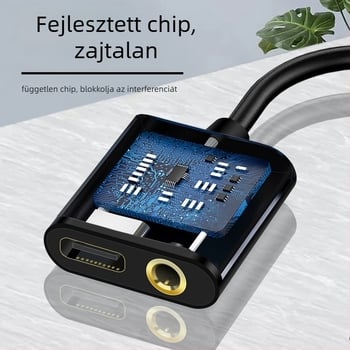 Type-C 3,5 mm fejhallgató-adapter Huawei és Xiaomi készülékekhez
