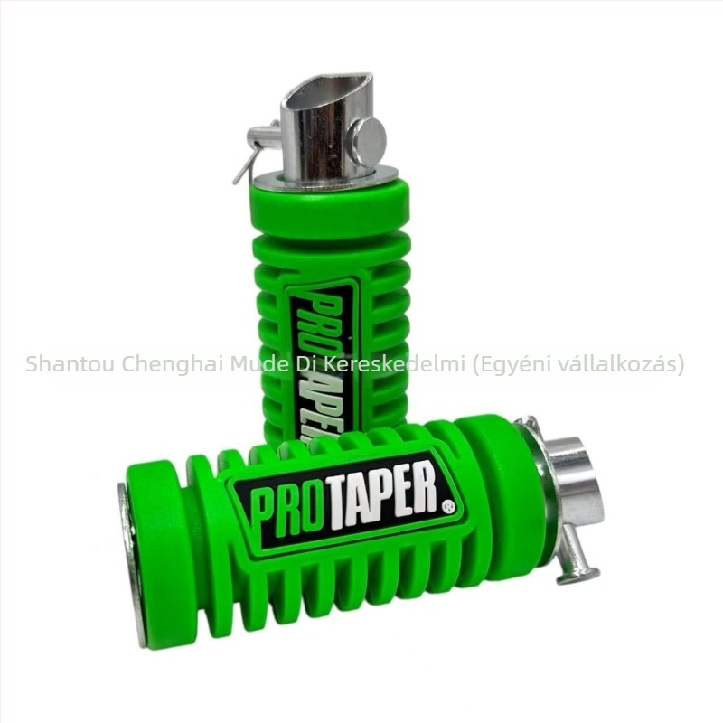 Motorkerékpár első és hátsó pedál készlet, gumi anyag, galvanizált felület, universal illeszkedés — Mdd