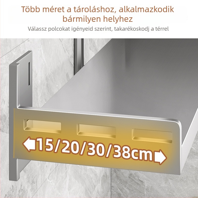 Fali mikrosütő-, rizsfőző- és sütő-állvány – szénacél, telepítés nélkül, többfunkciós konyhai szervező