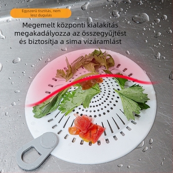 Japán szilikon padlóelvezető szűrő – fürdőszoba és konyha, hajszálak gyűjtője, az elzáródás elleni védelem