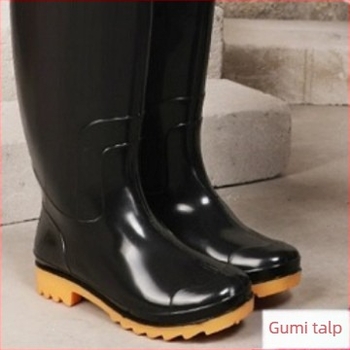 PVC munkás esőcsizmák, magas szár, csúszásmentes és vízálló, hálós bélés