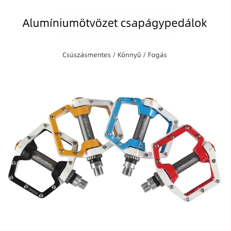 Kerékpárpedálok – alumínium ötvözet, két csapágyas kialakítás, Modell 204