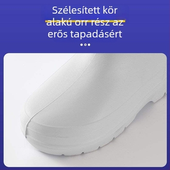 Magas csövű EVA esőcsizma, kopásálló, vízálló, bélés nélkül