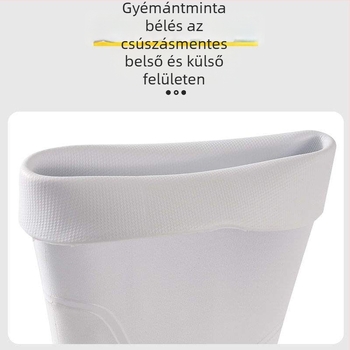 Magas csövű EVA esőcsizma, kopásálló, vízálló, bélés nélkül