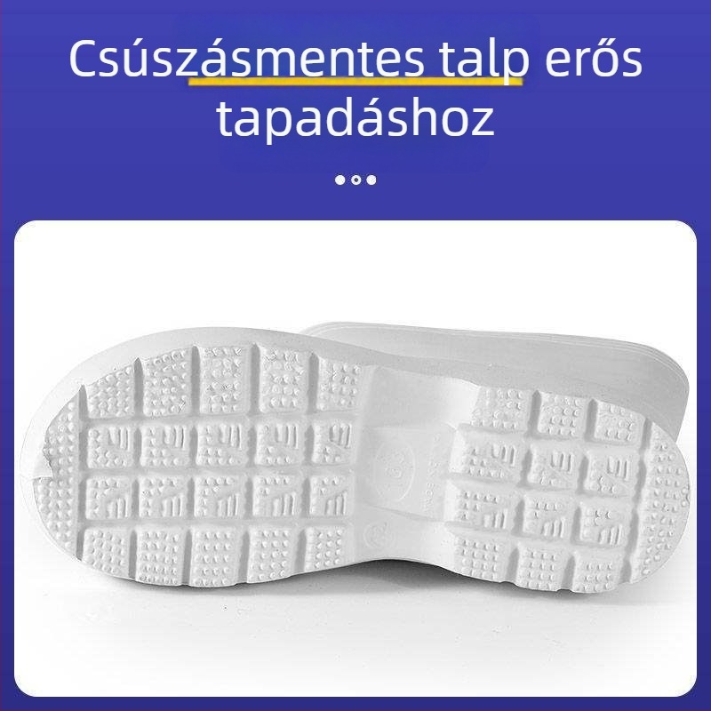 Magas csövű EVA esőcsizma, kopásálló, vízálló, bélés nélkül