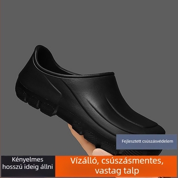 Szakács cipő — PU felsőrész, EVA talp, unisex, csúszásmentes