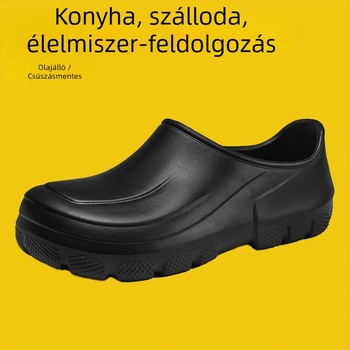 Szakács cipő — PU felsőrész, EVA talp, unisex, csúszásmentes