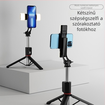 U6 Bluetooth Selfie Bot Teleszkópos Tripod – ABS + Rozsdamentes acél, Bluetooth Távirányítóval, Univerzális Kompatibilitás