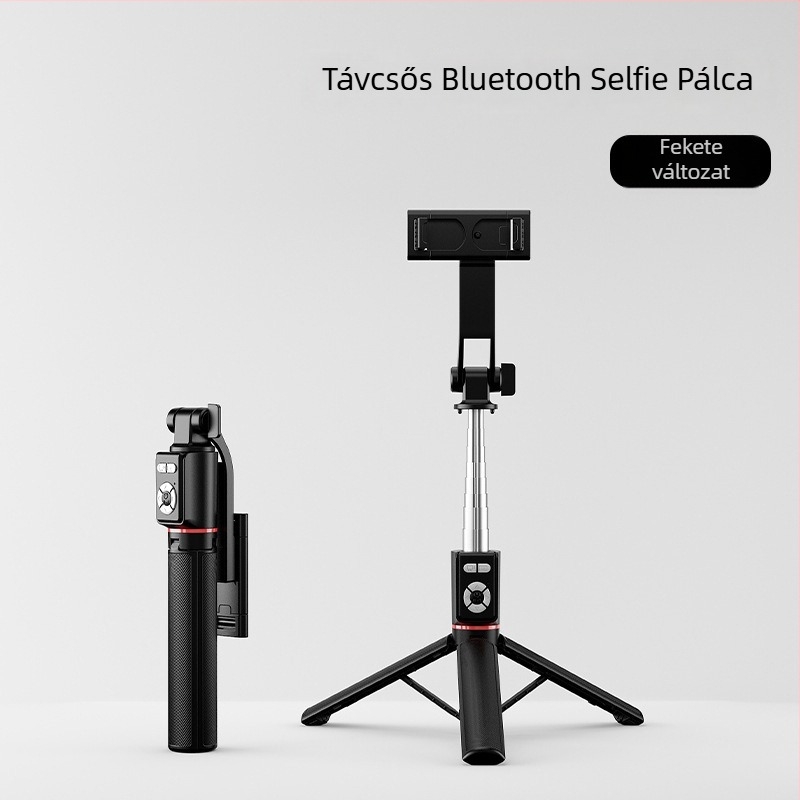U6 Bluetooth Selfie Bot Teleszkópos Tripod – ABS + Rozsdamentes acél, Bluetooth Távirányítóval, Univerzális Kompatibilitás