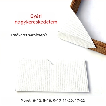 L-formájú sarkvédő kraftpapírból készült keretekhez, kalligráfiához és hagyományos kínai festészethez