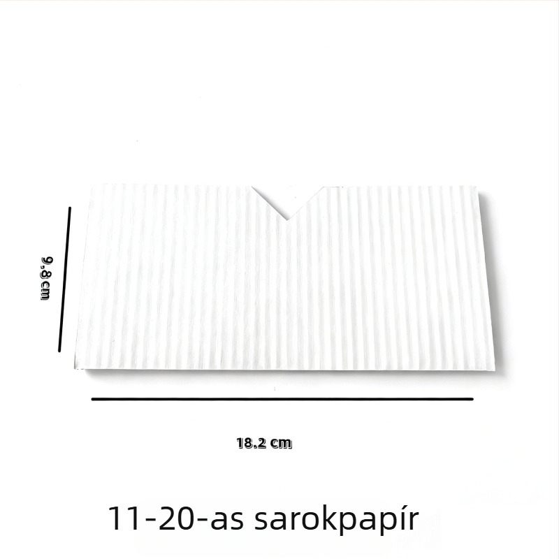 L-formájú sarkvédő kraftpapírból készült keretekhez, kalligráfiához és hagyományos kínai festészethez