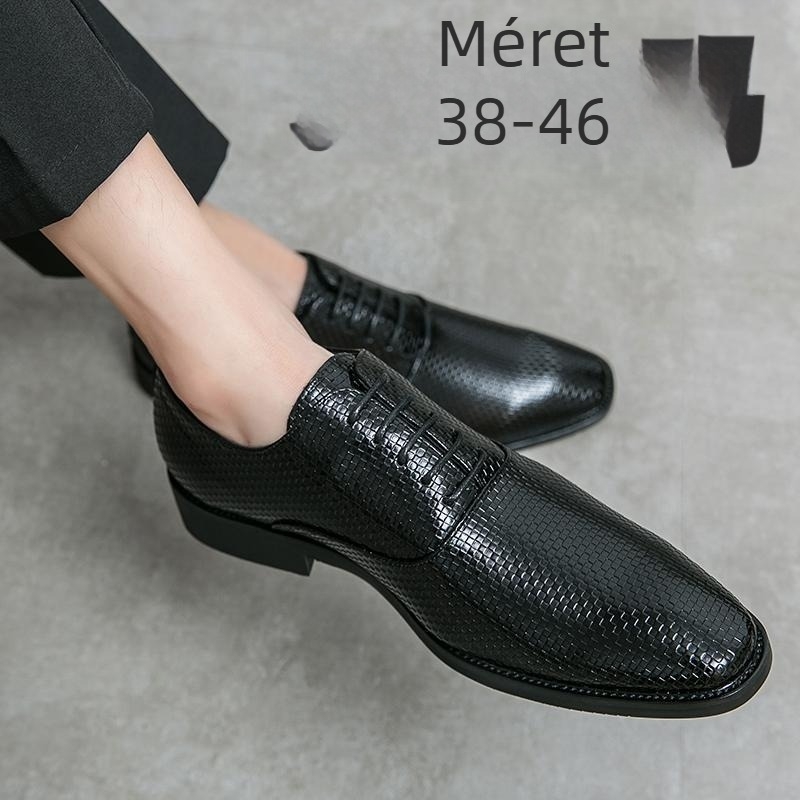 Uniszex elegáns bőrcipő, velúr felsőrész, magas felső rész, kompozit talp, Minchao Foot
