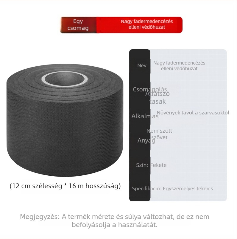 Légáteresztő téli védőburkolat fák törzseihez és kéregéhez, védi a fákat a szarvasoktól és más állatoktól; cserjék védőburkolata