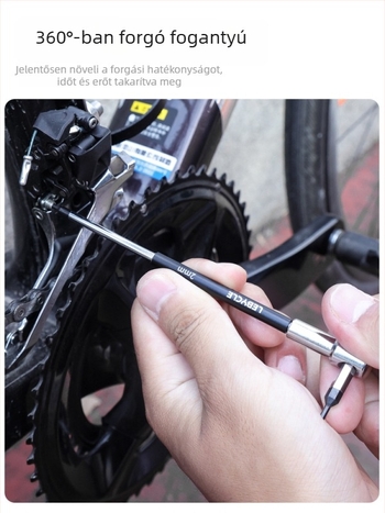 Lebycle T-formájú csúszó rúddal készült hatszögletű kulcs kerékpárokhoz – hegyi és országúti kerékpárokhoz