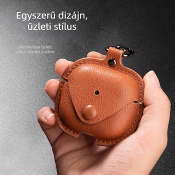 Bőrtok AirPods 4. generációhoz, puha védőhüvely, ütésálló Bluetooth fülhallgatókhoz
