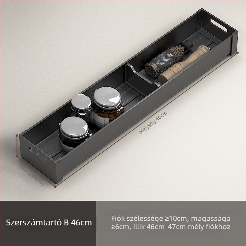 Tálak szárítóállványa fiókos, DARXINEE/Dahini, modern stílus, konyhai tárolóállvány