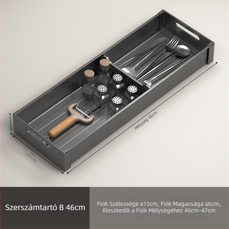 Tálak szárítóállványa fiókos, DARXINEE/Dahini, modern stílus, konyhai tárolóállvány