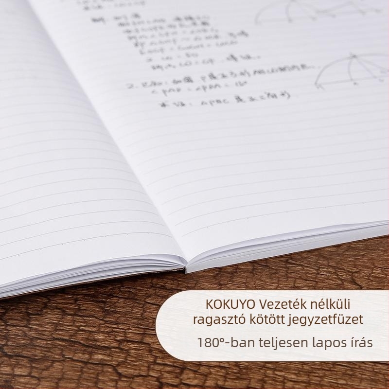 Notesz, retro stílusú, nyers fa cellulóz papír, 40 g, 1–50 oldal