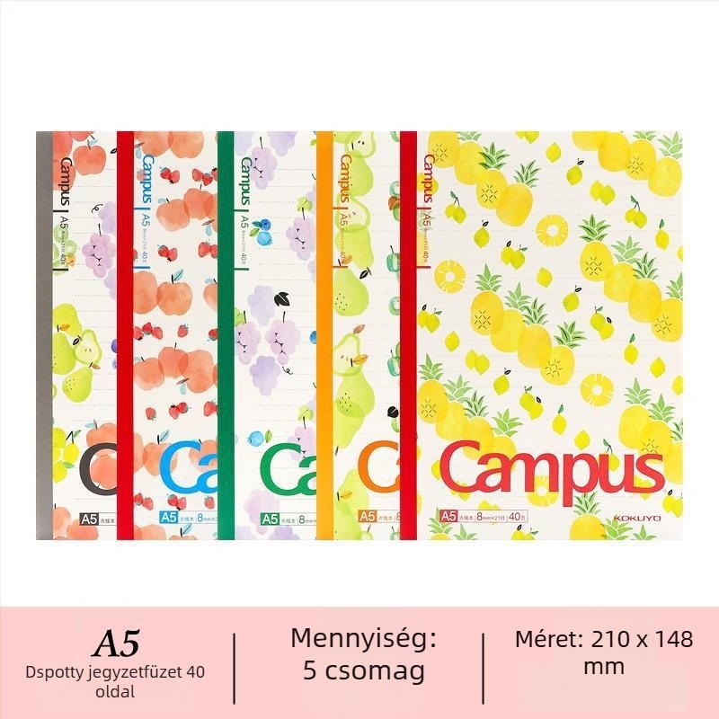 Notesz, retro stílusú, nyers fa cellulóz papír, 40 g, 1–50 oldal
