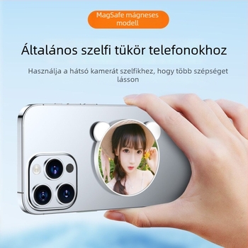 Mágneses okostelefonos szelfi tükör, képstabilizációval, Bluetooth-szal és távirányítóval, univerzális stílus, műanyag kivitel