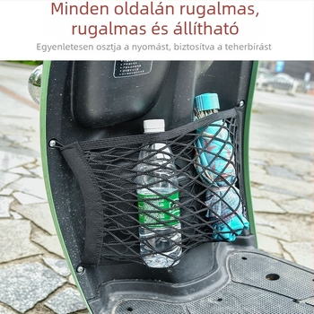 Hátsó ülés háttámla tároló táska, poliészter, függesztett kialakítás, univerzális kompatibilitás, nyomásállóság