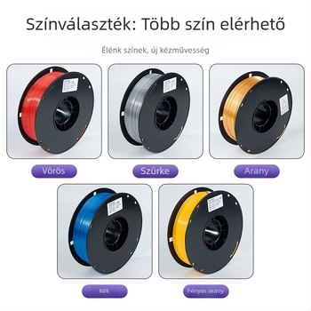 PLA Silk filament 3D nyomtatáshoz, élelmiszerrel érintkező, selymes felület