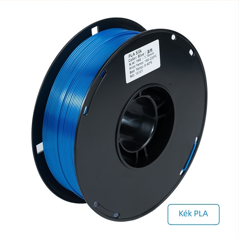 PLA Silk filament 3D nyomtatáshoz, élelmiszerrel érintkező, selymes felület