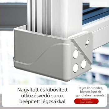 Alumínium ablak sarkvédő - Ütközés elleni védelem, belső nyitású, védő burkolat