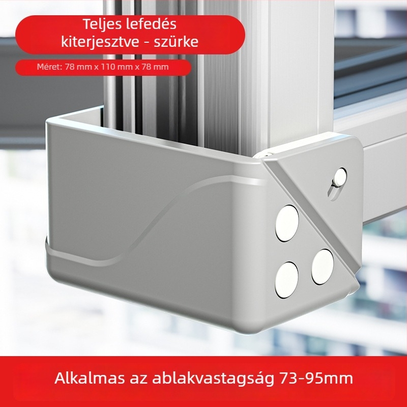 Alumínium ablak sarkvédő - Ütközés elleni védelem, belső nyitású, védő burkolat