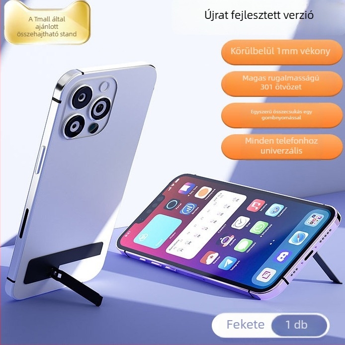 Lazy Bracket Telefon-tartó - Friendly, ötvözet, univerzális, rezgéssmentes