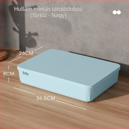 BDO apró holmik tároló kosár – PP asztali rendező, 5–10 L kapacitás, sokoldalú, por- és nedvességálló, modern minimalista design, modell BDO-6220