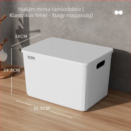 BDO apró holmik tároló kosár – PP asztali rendező, 5–10 L kapacitás, sokoldalú, por- és nedvességálló, modern minimalista design, modell BDO-6220