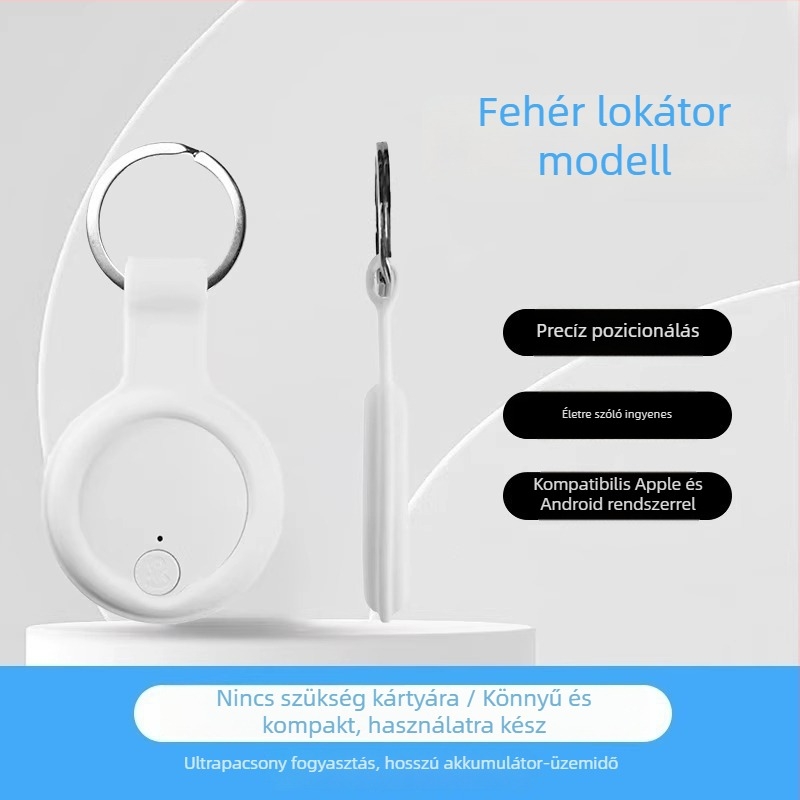 Telefonhoz Bluetooth nyomkövető — intelligens helymeghatározó kulcsokhoz, háziállatokhoz, gyerekekhez és idősekhez