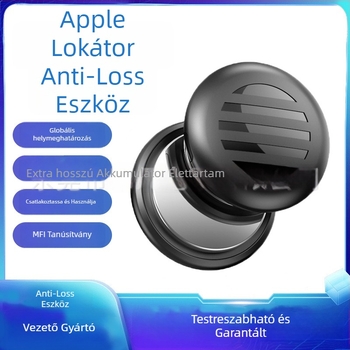 Globális elvesztés elleni helymeghatározó idős embereknek, háziállatoknak, kulcsoknak, pénztárcának és poggyásznak – 210 mAh akkumulátor, Find My felület, iOS-kompatibilis, ABS anyag, hordozható szilikon tok