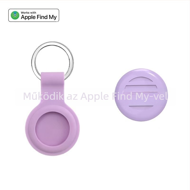 Globális elvesztés elleni helymeghatározó idős embereknek, háziállatoknak, kulcsoknak, pénztárcának és poggyásznak – 210 mAh akkumulátor, Find My felület, iOS-kompatibilis, ABS anyag, hordozható szilikon tok