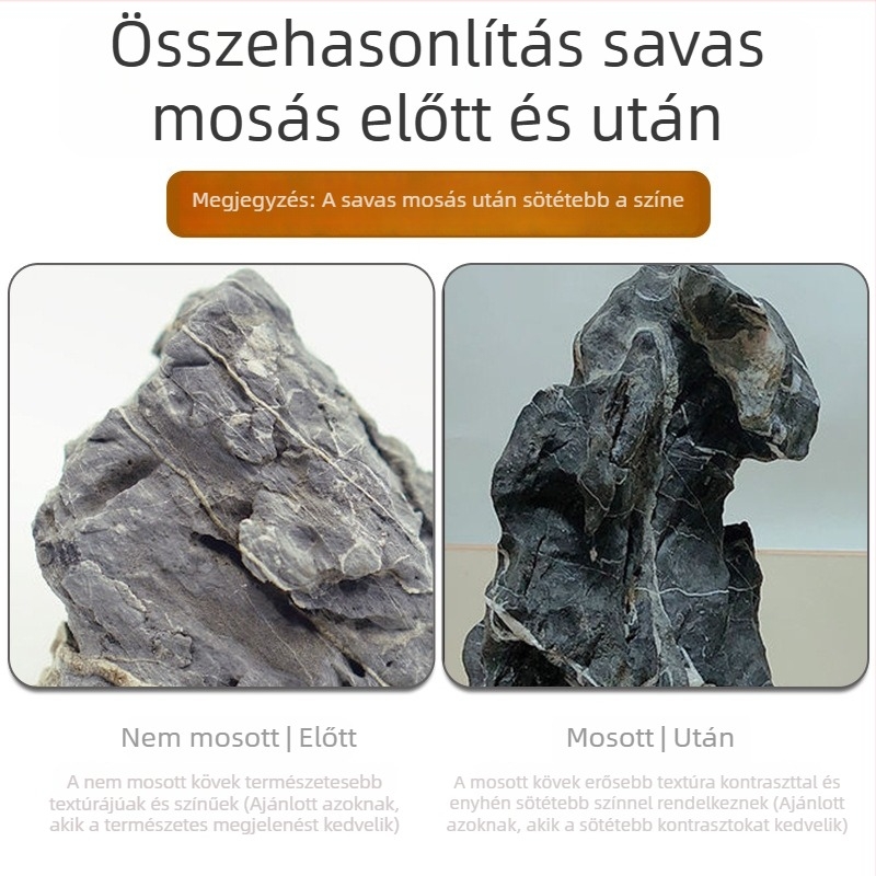 Mosott kék sárkánykő akváriumhoz – nagy tömbök és természetes kis darabok tájkép-dekorációhoz