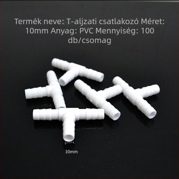 Akvárium háromutas csatlakozó, 100 darab csomagolásonként, anyag: Egyéb, termékkód AL633569447759