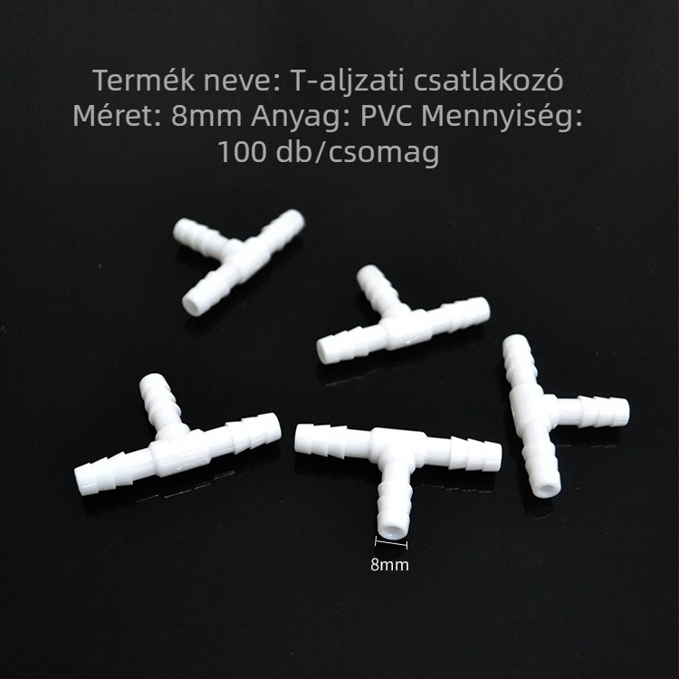 Akvárium háromutas csatlakozó, 100 darab csomagolásonként, anyag: Egyéb, termékkód AL633569447759