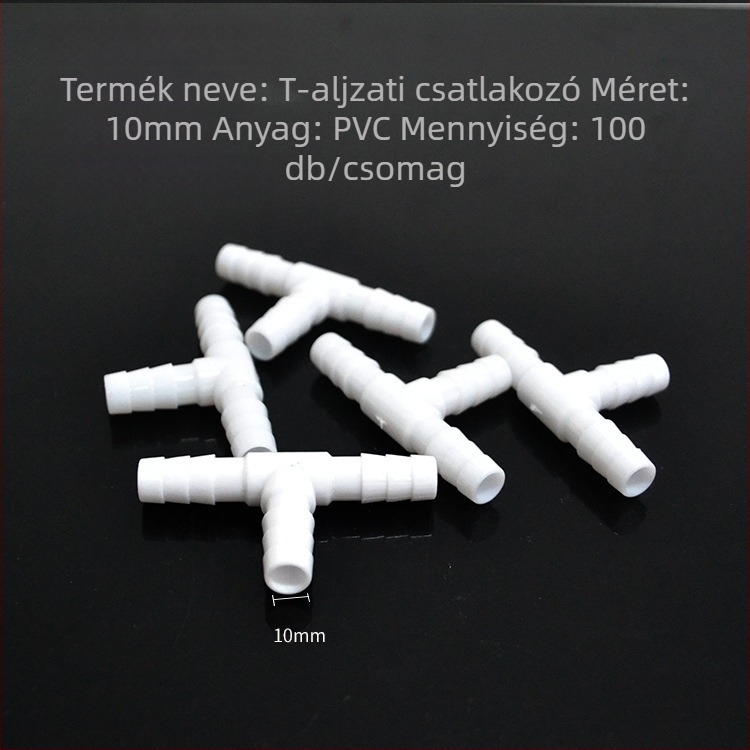 Akvárium háromutas csatlakozó, 100 darab csomagolásonként, anyag: Egyéb, termékkód AL633569447759