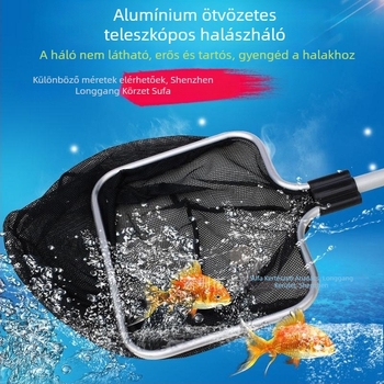 Akváriumi halászháló alumínium ötvözetből; Anyag: alumínium ötvözet; Származás: Zhongshan; Kategória: Akváriumi felszerelés