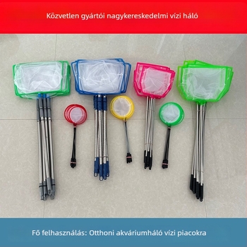 Teleszkópos gyerekeknek szóló halászháló, tartós rozsdamentes acélból